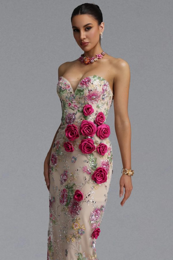 katrina rose floral sequin maxi dress 14
