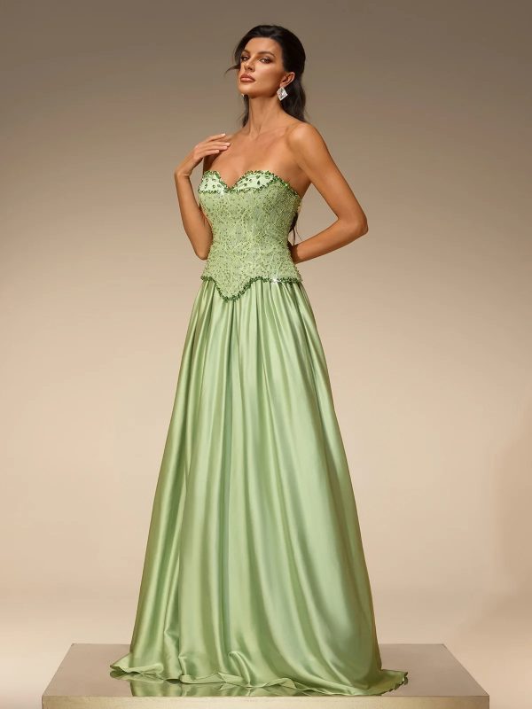 lorvena strapless crystal satin maxi dress 15
