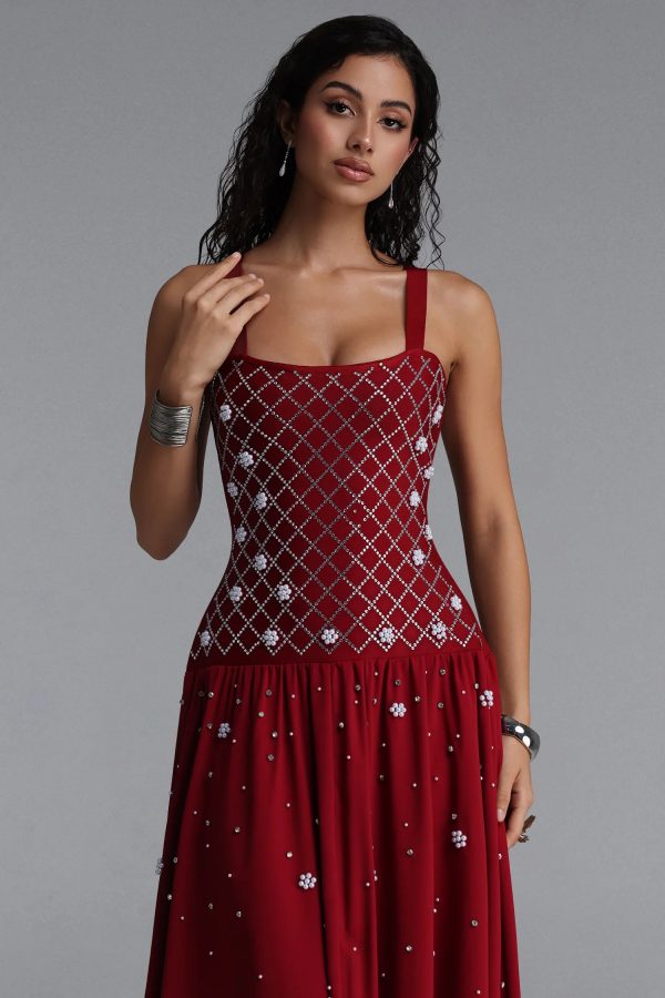 mirae rhinestone bandage maxi dress 12
