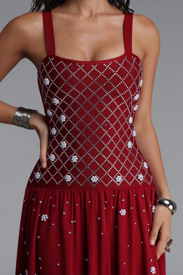 mirae rhinestone bandage maxi dress 13