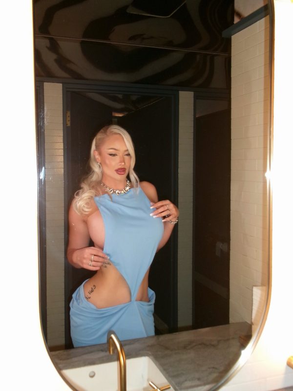 norvalen backless cutout draped maxi dress in blue 24