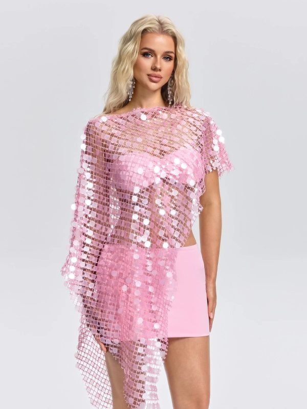 quelis sequin skirt set 13