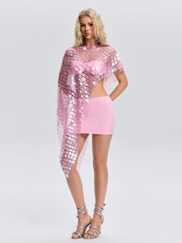 quelis sequin skirt set 14