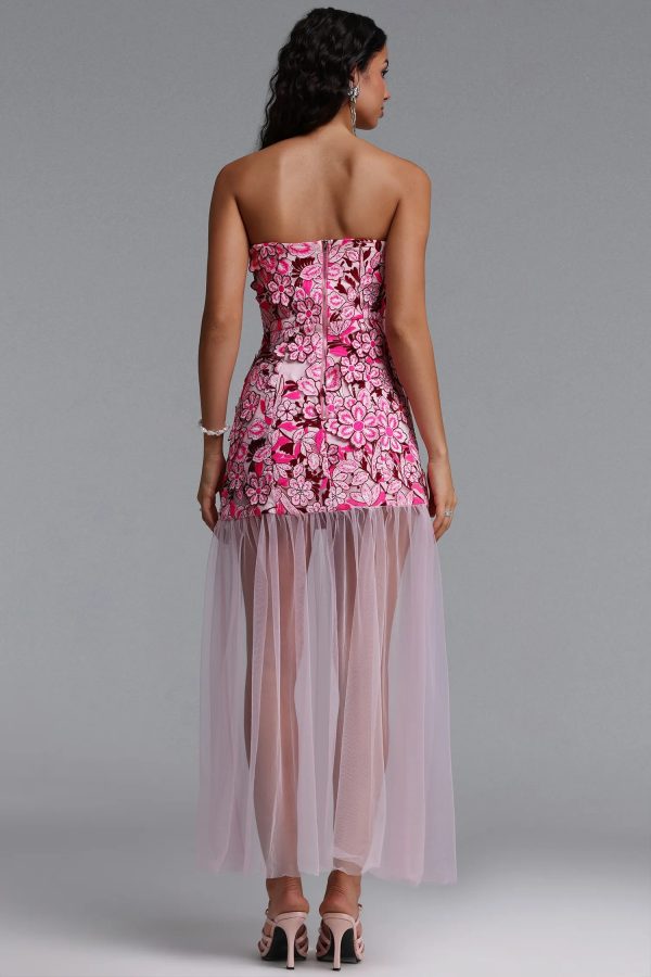 raxa embroidered floral midi dress 16
