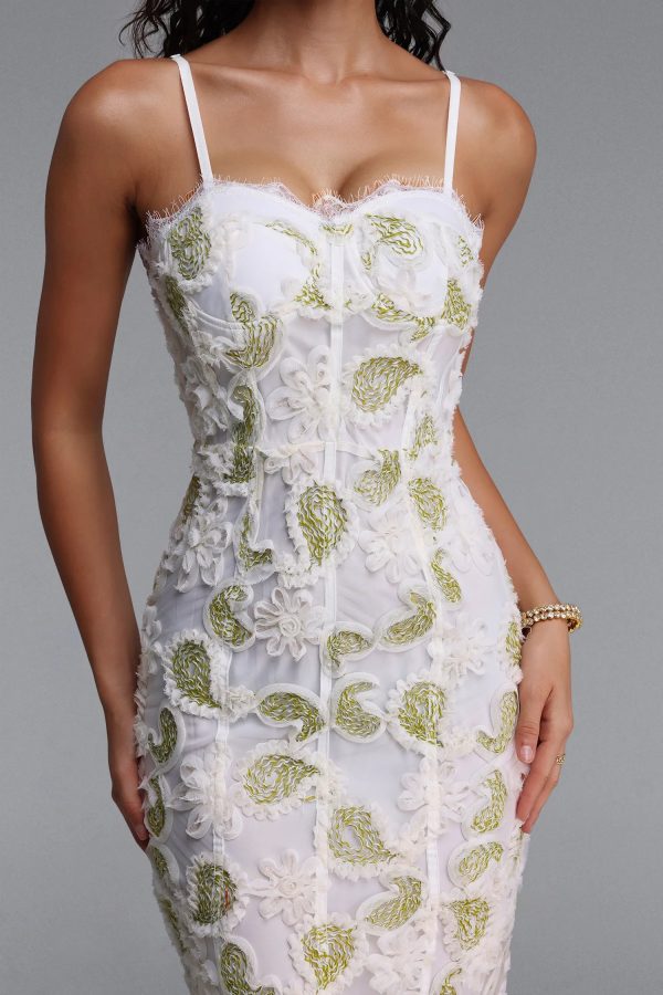 rivka spaghetti strap paisley embroidered maxi dress 13