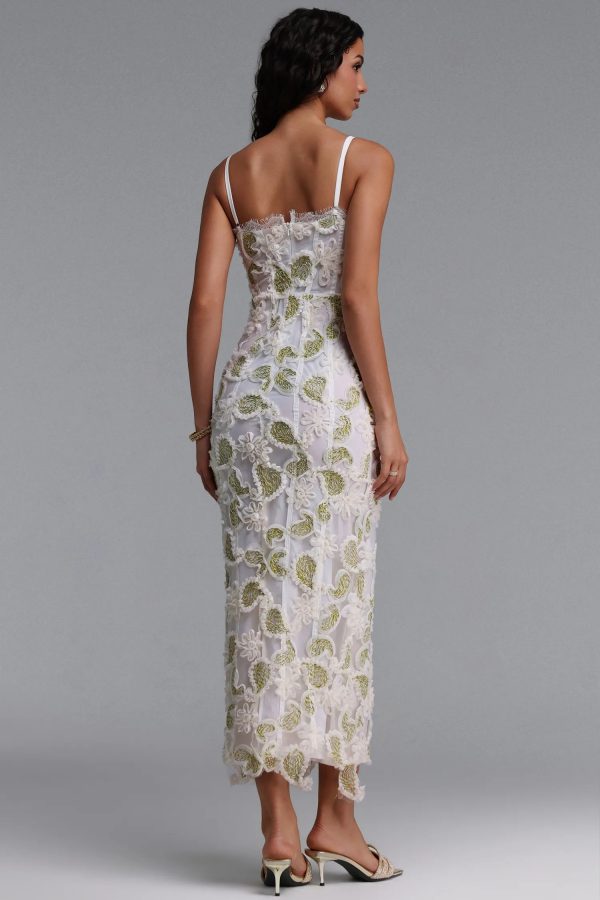 rivka spaghetti strap paisley embroidered maxi dress 16