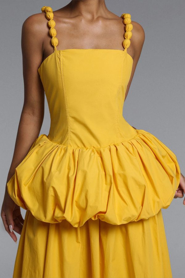 selvaris sleeveless bubble maxi dress 13