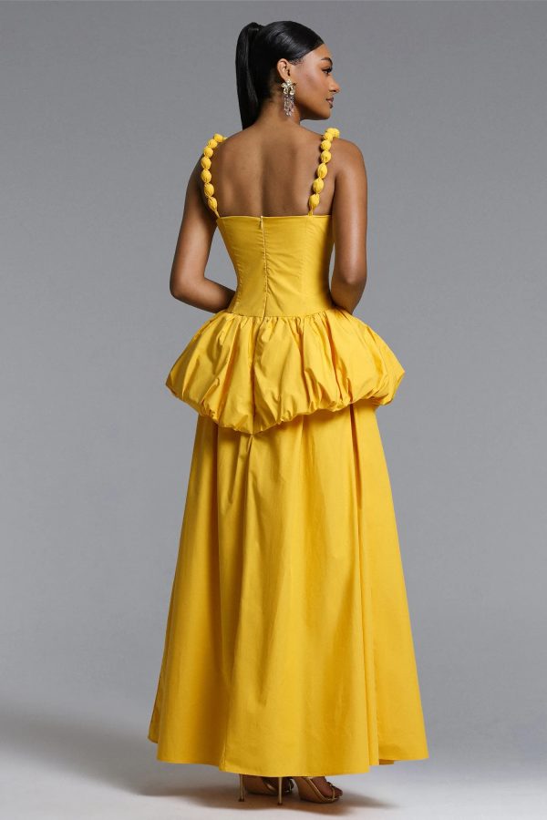 selvaris sleeveless bubble maxi dress 16