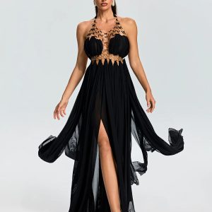sevionx backless cutout maxi dress in black 11