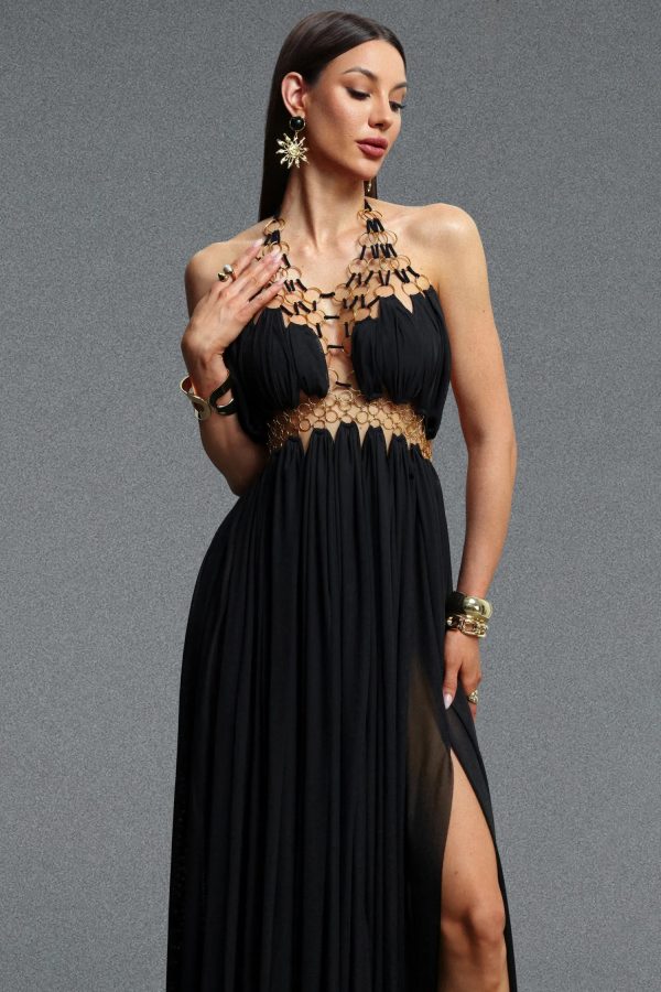 sevionx backless cutout maxi dress in black 31
