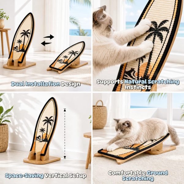 sunset palm convertible cat scratcher 17