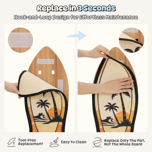 sunset palm convertible cat scratcher 18