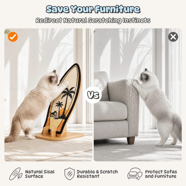sunset palm convertible cat scratcher 19