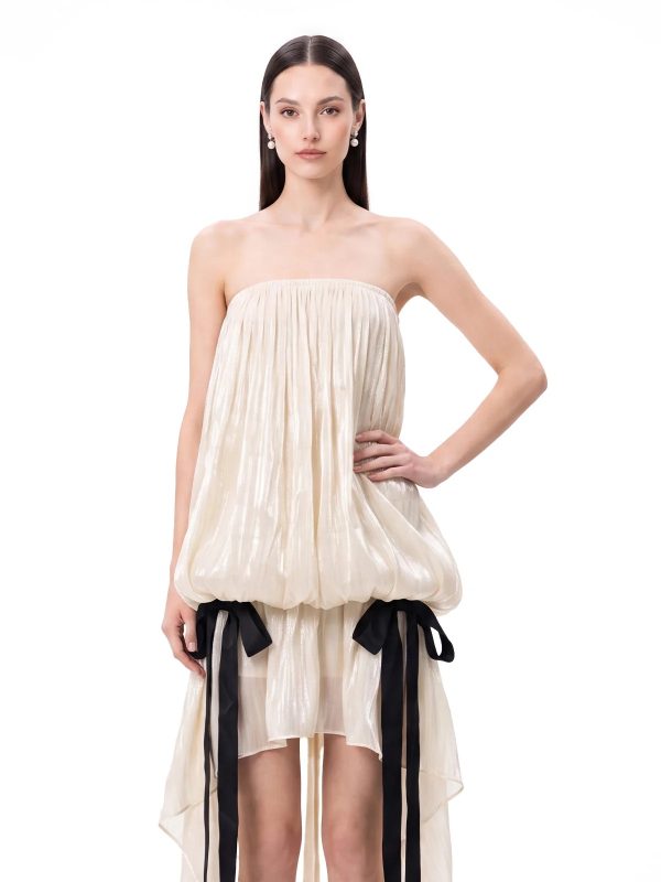 uldric strapless ruched dress 12