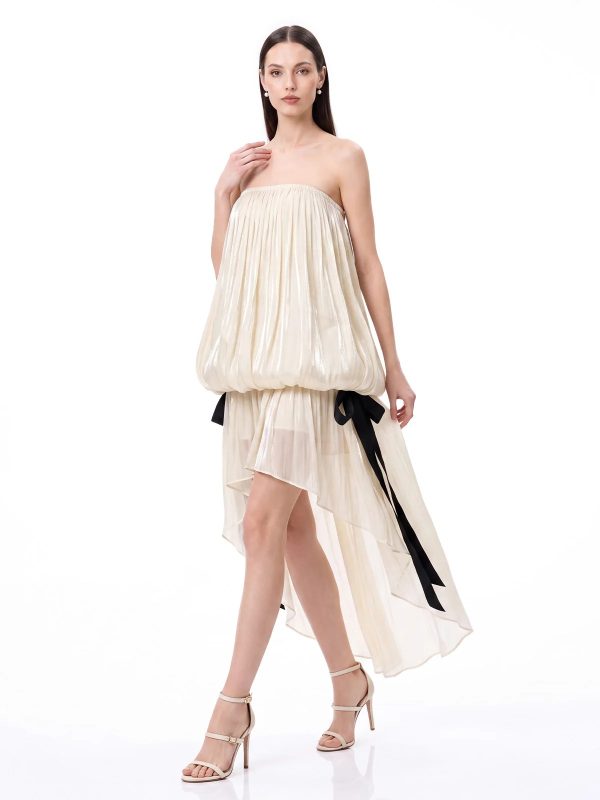 uldric strapless ruched dress 13