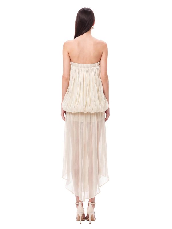 uldric strapless ruched dress 14