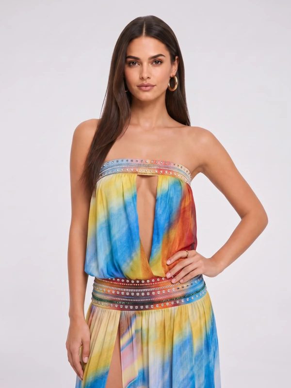 ulviera strapless split cutout maxi dress 13