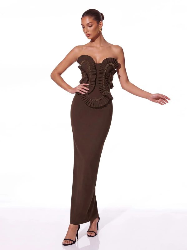 uvella strapless rhinestone maxi dress 12