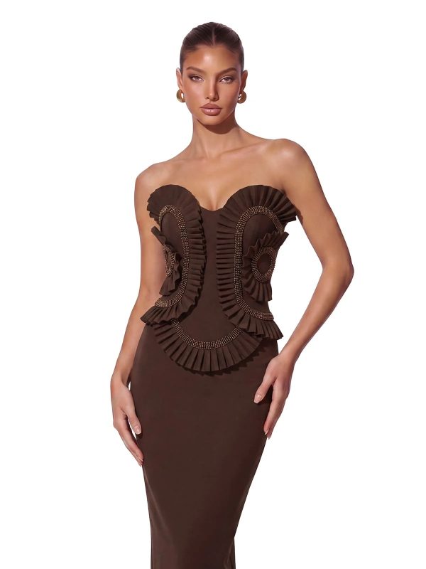 uvella strapless rhinestone maxi dress 13