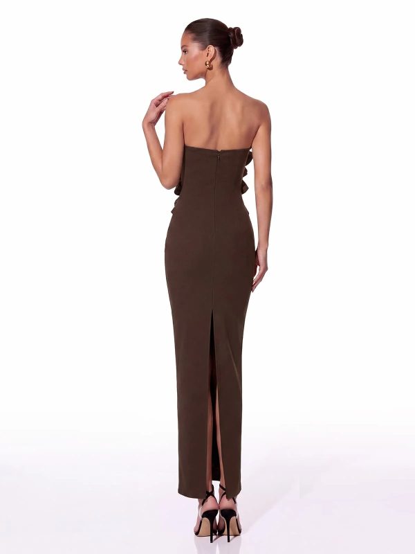 uvella strapless rhinestone maxi dress 15