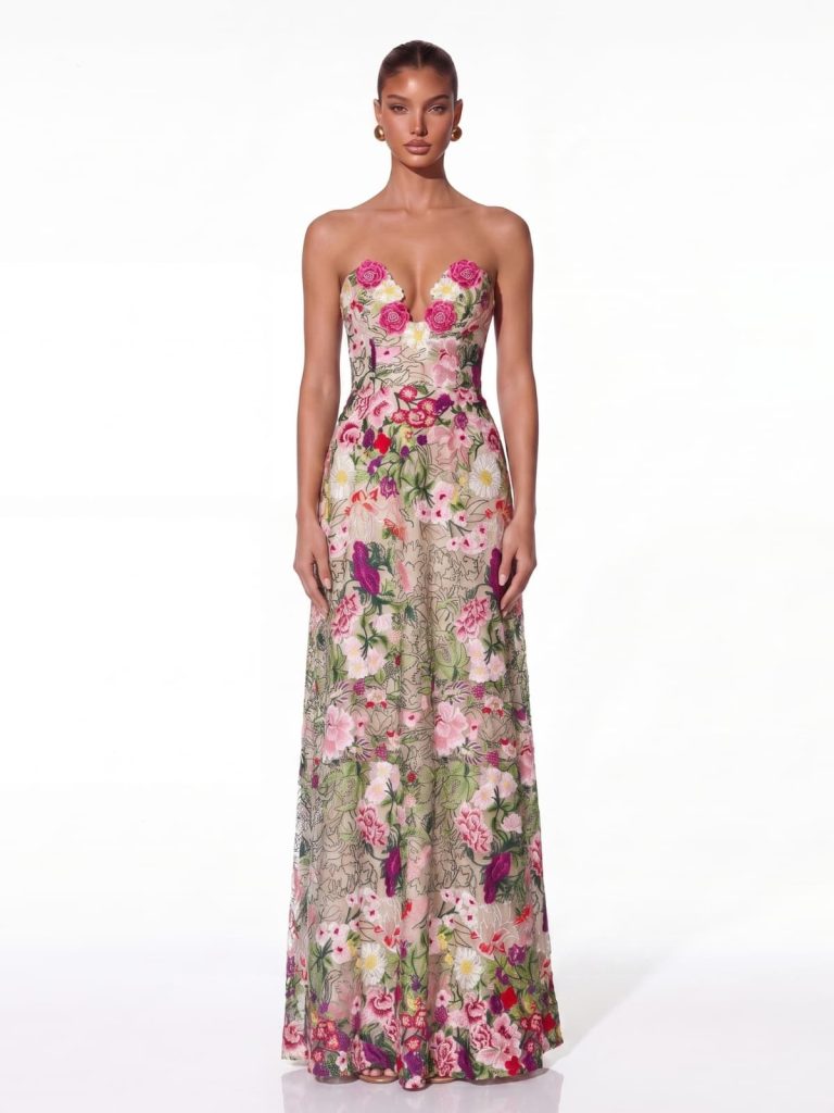 vernis flower embroidered maxi dress 11