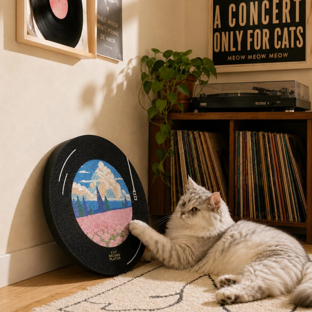 vinyl dreams wall cat scratcher 11