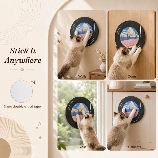 vinyl dreams wall cat scratcher 18