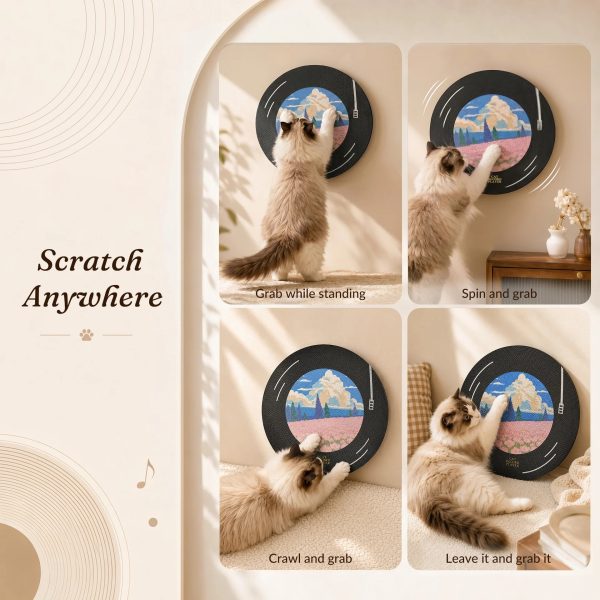 vinyl dreams wall cat scratcher 19