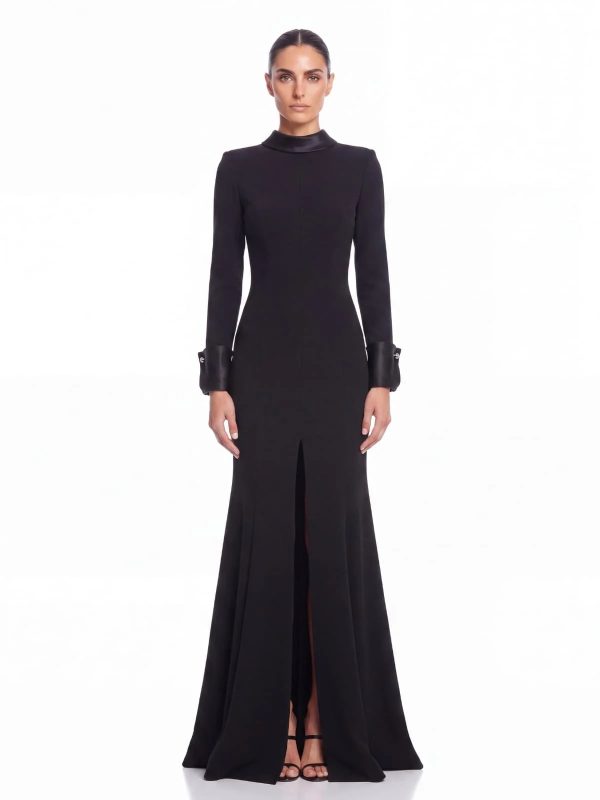 vionessa tie mermaid maxi dress 12