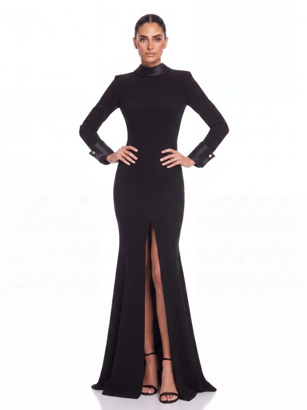 vionessa tie mermaid maxi dress 13