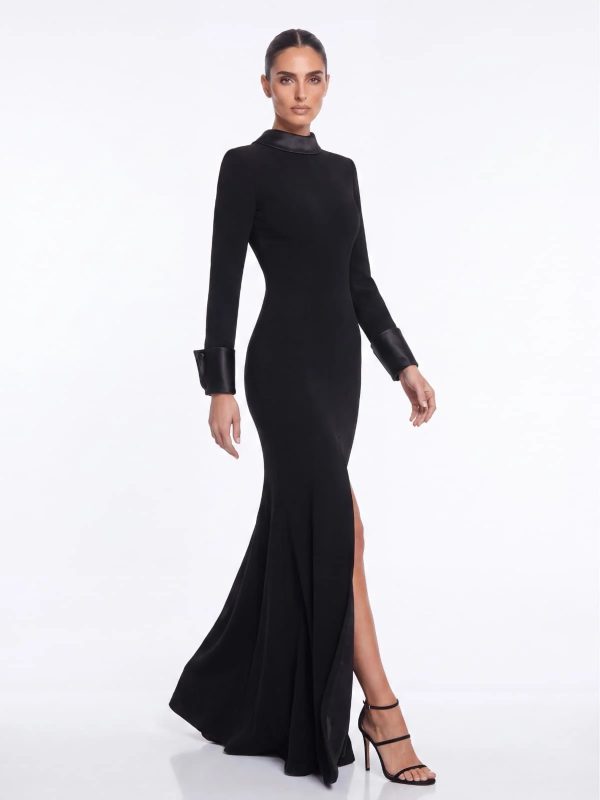 vionessa tie mermaid maxi dress 15