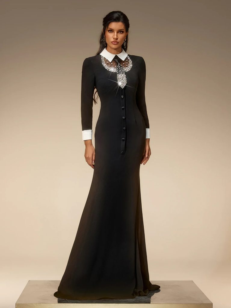 wexavion crystal mermaid maxi dress 11