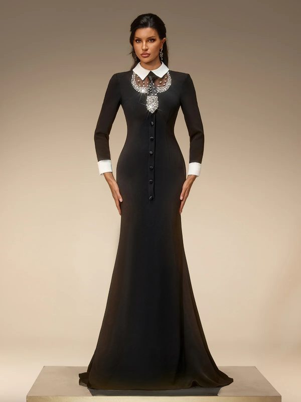 wexavion crystal mermaid maxi dress 12