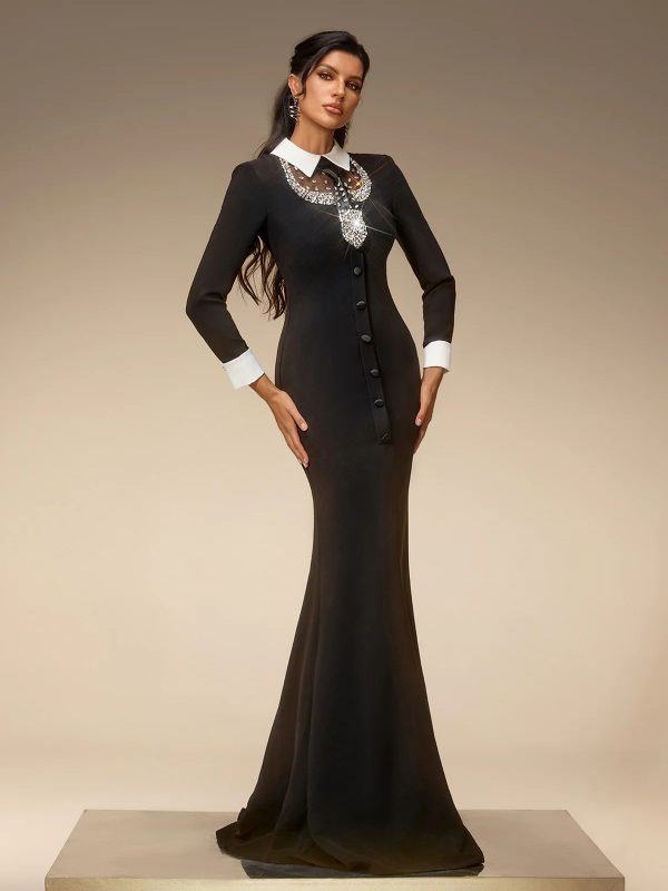 wexavion crystal mermaid maxi dress 14