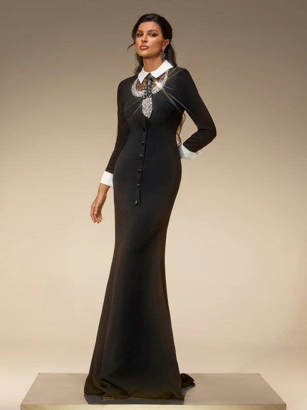 wexavion crystal mermaid maxi dress 15