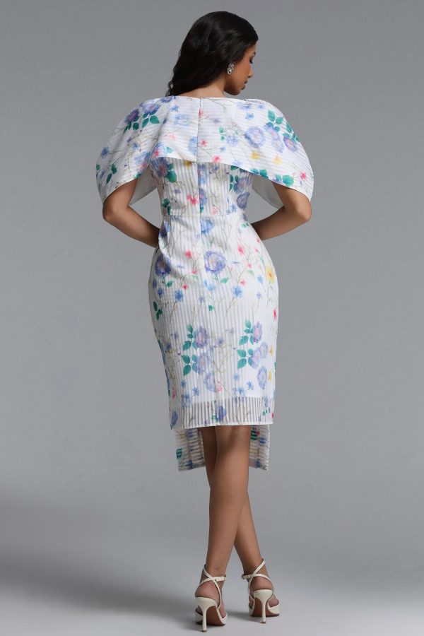 wezal floral print stripe woven midi dress 16