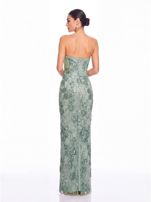 worelia strapless crystal sequin maxi dress 14