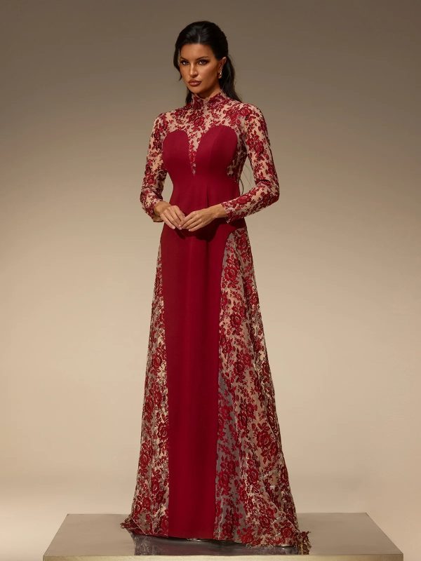 zarelo mesh floral maxi dress 15