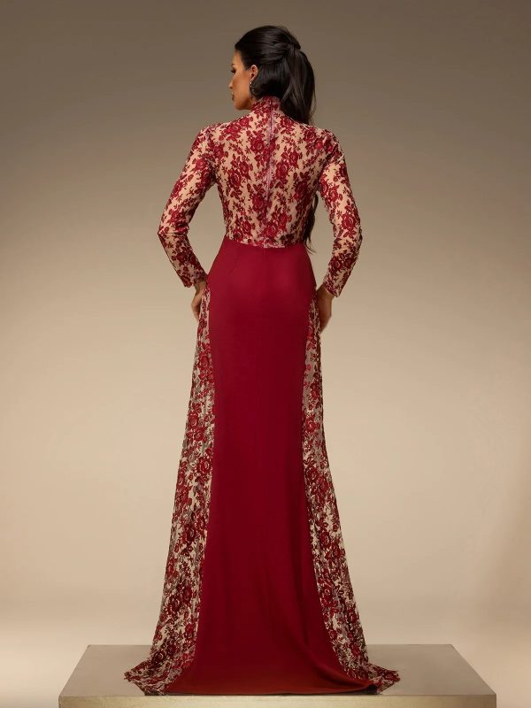 zarelo mesh floral maxi dress 16