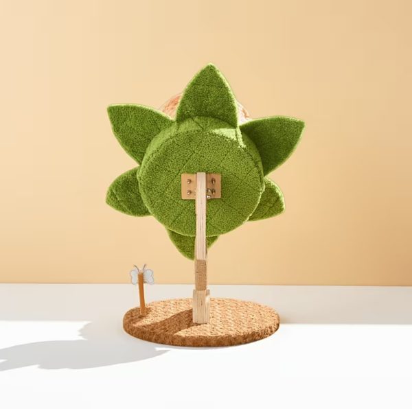 chomper bloom cat tree with sisal scratcher & spring toy 23