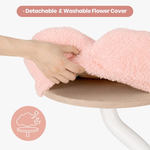 cozy flower desk cat bed 14
