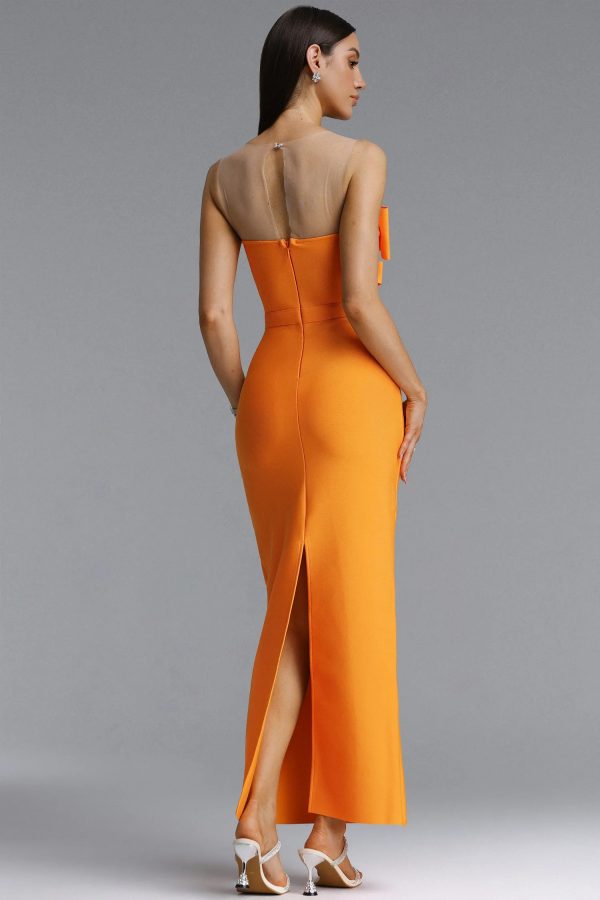 daphne rhinestone bandage maxi dress 16