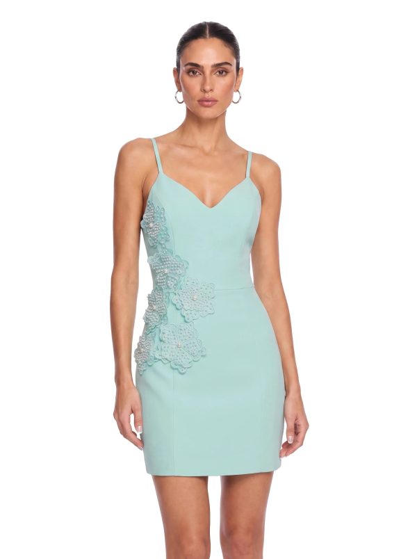 frymet spaghetti floral pearl mini dress 12