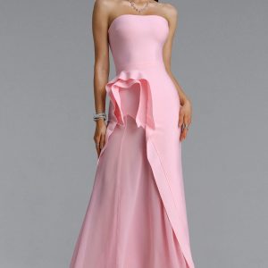 janneth elegant strapless ruffle maxi dress 11 janneth elegant strapless ruffle maxi dress 11