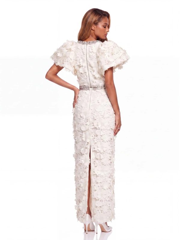keldis puff sleeve crystal skirt set 14