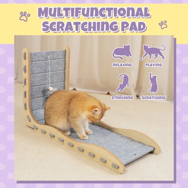 modern felt l shape cat scratcher 1100
