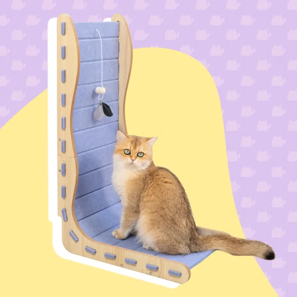 modern felt l shape cat scratcher 1800