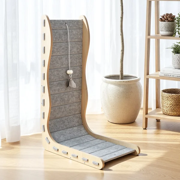 modern felt l shape cat scratcher 444