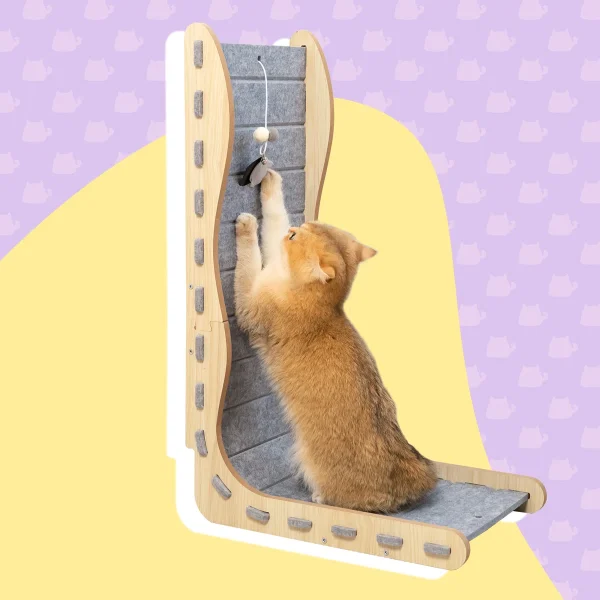 modern felt l shape cat scratcher 555
