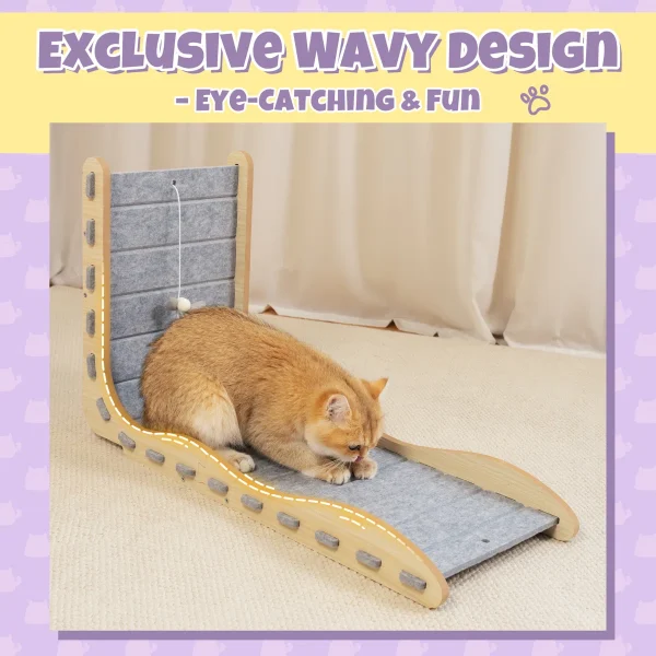 modern felt l shape cat scratcher 666